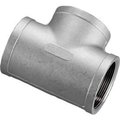 Merit Brass 1 In. 304 Stainless Steel Tee - FNPT - Class 150 - 300 PSI - Import K406-16